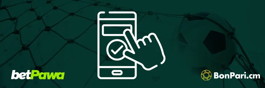 Inscription sur l’application mobile Betpawa