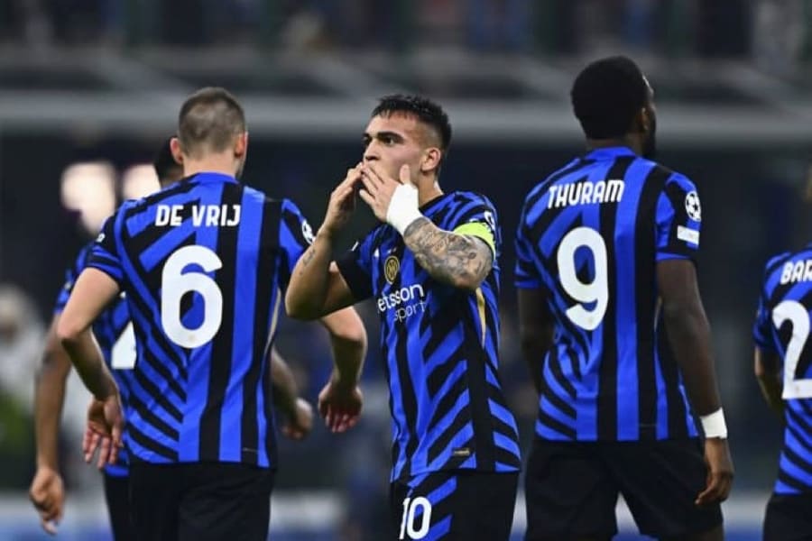Les joueurs de l'Inter
